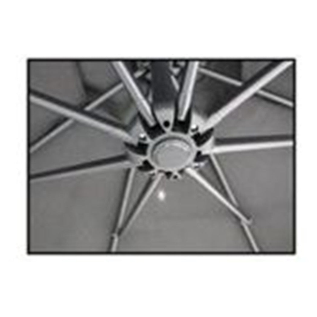 Trade Shop - Ombrellone Da Giardino Arredo Esterno Balcone Terrazzo Patio 3x3 Mt Verde 223230 -        