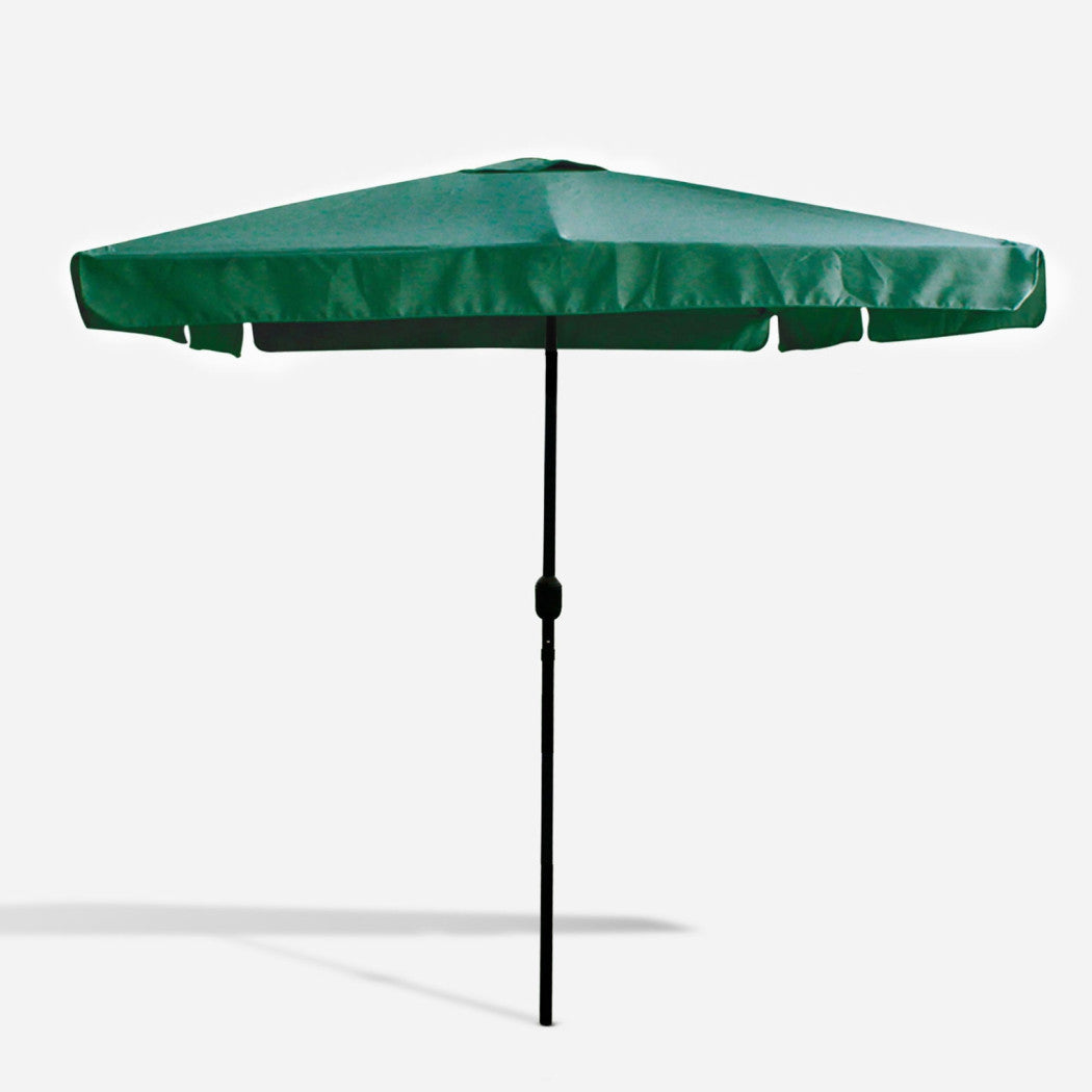 Trade Shop - Ombrellone Da Giardino Arredo Esterno Balcone Terrazzo Patio 3x3 Mt Verde 223230 -        