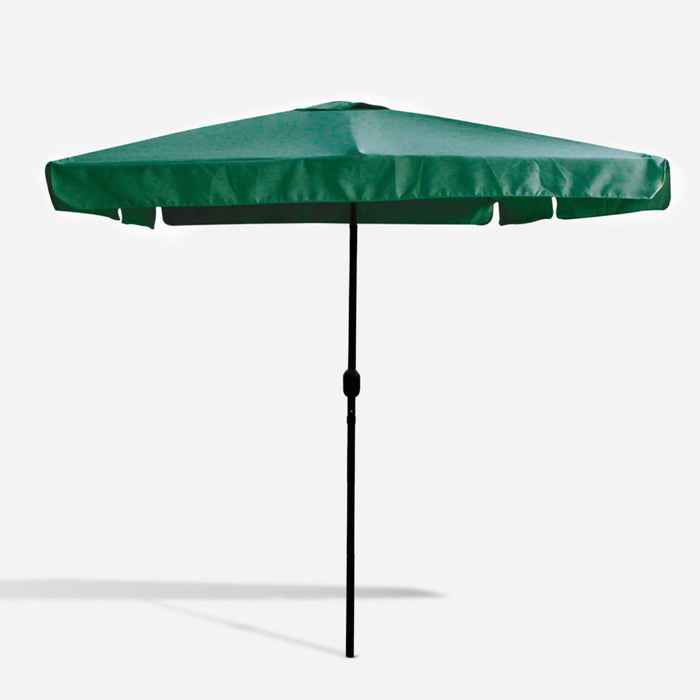 Trade Shop - Ombrellone Da Giardino Arredo Esterno Balcone Terrazzo Patio 3x3 Mt Verde 223230 -        