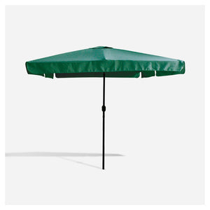Trade Shop - Ombrellone Da Giardino Esterno Balcone Terrazzo Verde 3x2 Mt Con Manovella 223220 -        