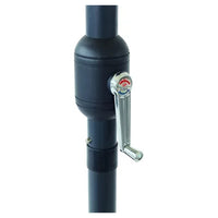 Trade Shop - Ombrellone Da Giardino Esterno Balcone Terrazzo Verde 3x2 Mt Con Manovella 223220 -        