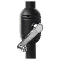 Trade Shop - Ombrellone Da Giardino Gazebo Ombrello Parasole 236xø270cm Beige Con Manovella 206424 -        