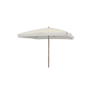 Ombrellone da Giardino Quadrato con Bordo Palo in Legno 3x3 mt