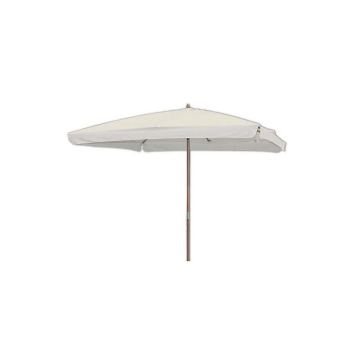 Ombrellone da Giardino Quadrato con Bordo Palo in Legno 3x3 mt