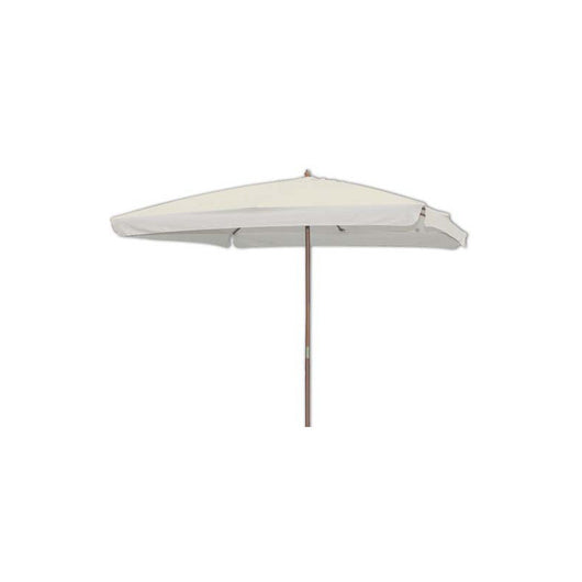 Ombrellone da Giardino Quadrato con Bordo Palo in Legno 3x3 mt