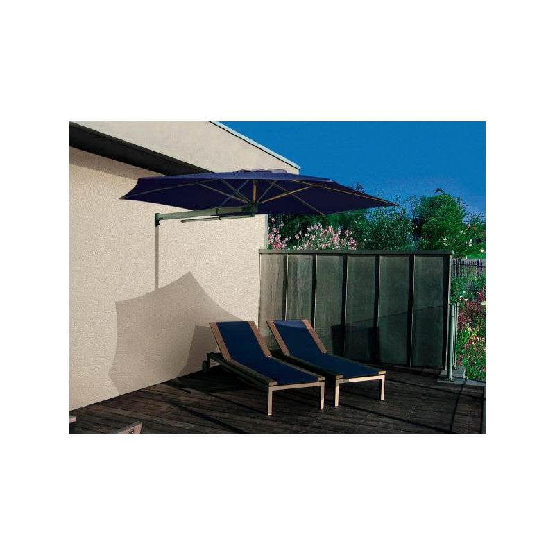 Ombrellone da muro Parrot Made in Italy ø cm 270 - blu