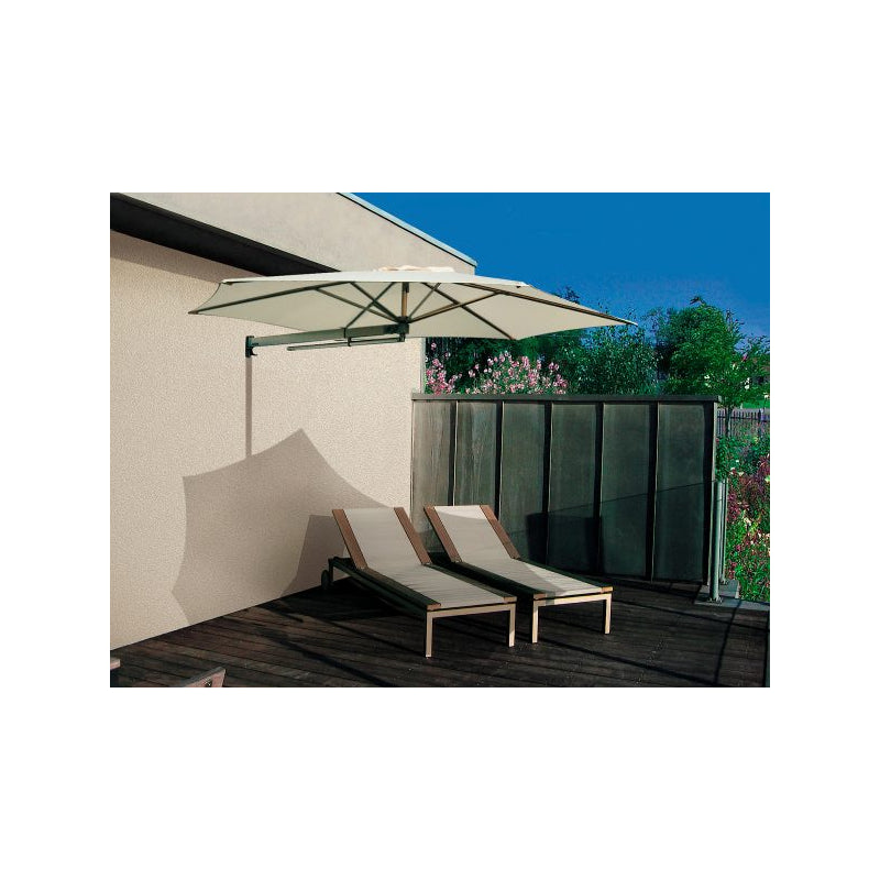 Ombrellone da muro Parrot Made in Italy ø cm 270 - Ecru