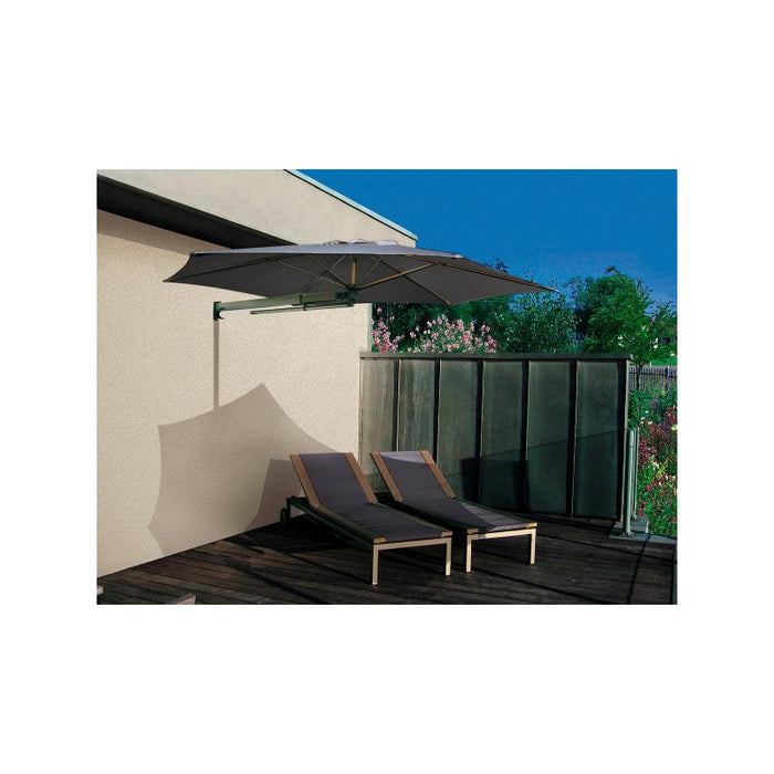 Ombrellone da muro Parrot Made in Italy ø cm 270 - Antracite