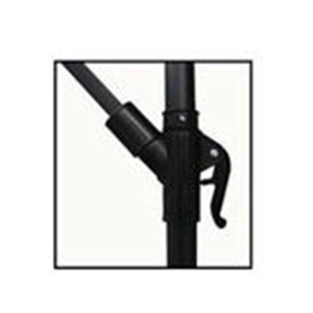 Trade Shop - Ombrellone Decentrato Parasole Balcone Da Giardino Spiaggia ø3mt Con Base 206428 -        