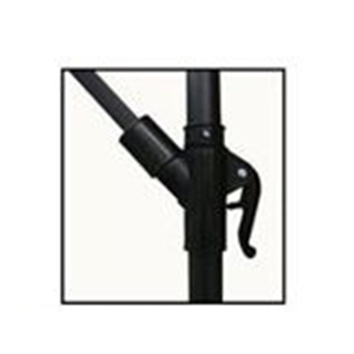 Trade Shop - Ombrellone Decentrato Parasole Balcone Da Giardino Spiaggia ø3mt Con Base 206428 -        