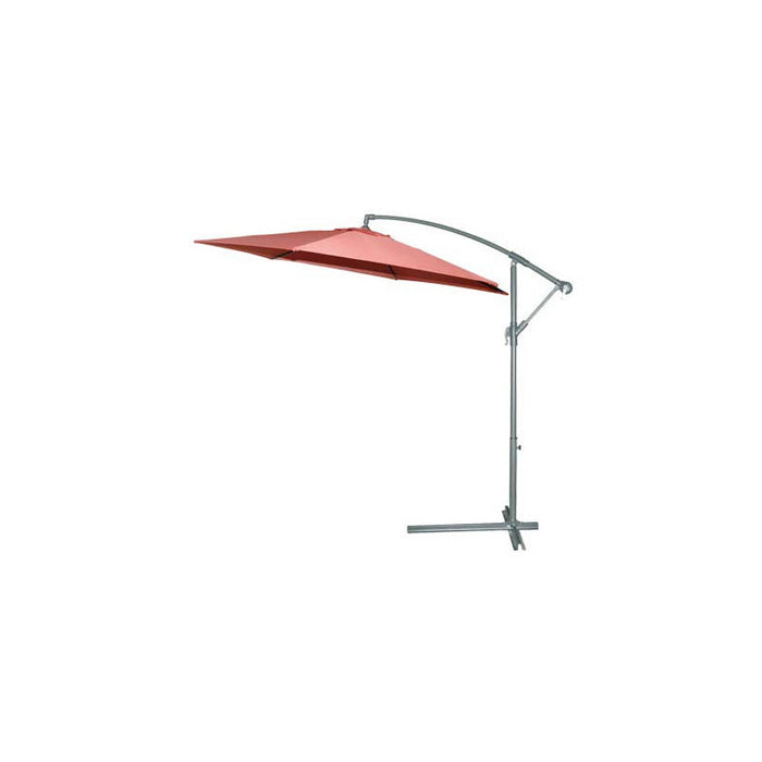 Ombrellone in Alluminio Laterale Verde da 300 cm