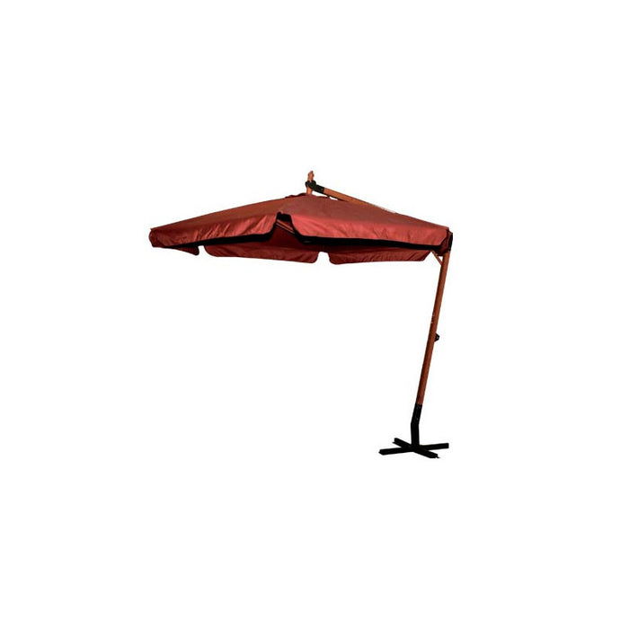 Ombrellone in Legno Laterale Tondo da 3 metri