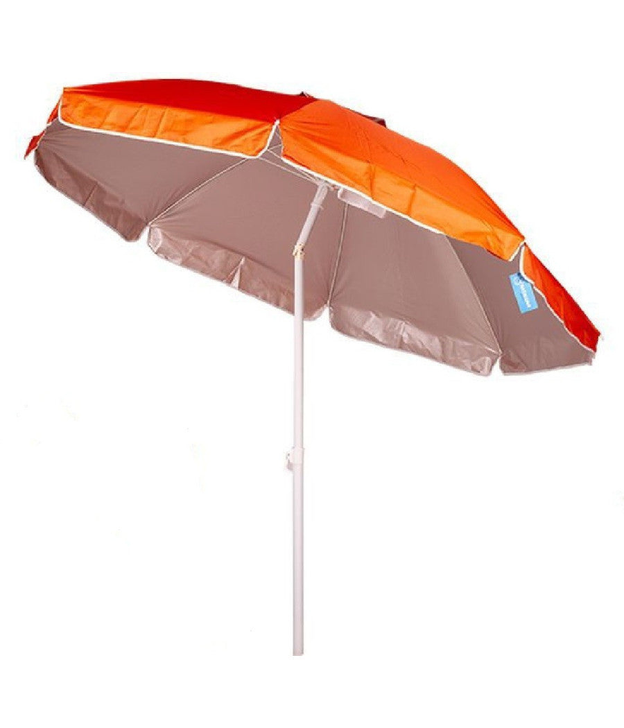 Ombrellone Mare 180 Cm Con Snodo Palo Acciaio Con Sacca Colori Assortiti 4096258         