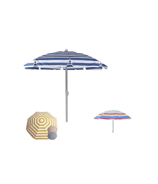 Ombrellone Mare Protezione Uv Parasole 180 Cm Terrazza Spiaggia Vacanze Sole         