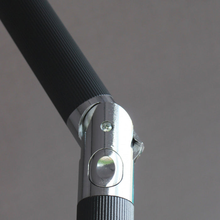 OMBRELLONE NICE NERO P/C 2 X 2 TELO GRIGIO