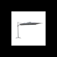 Ombrellone Noah alluminio grigio 3x3M con cover