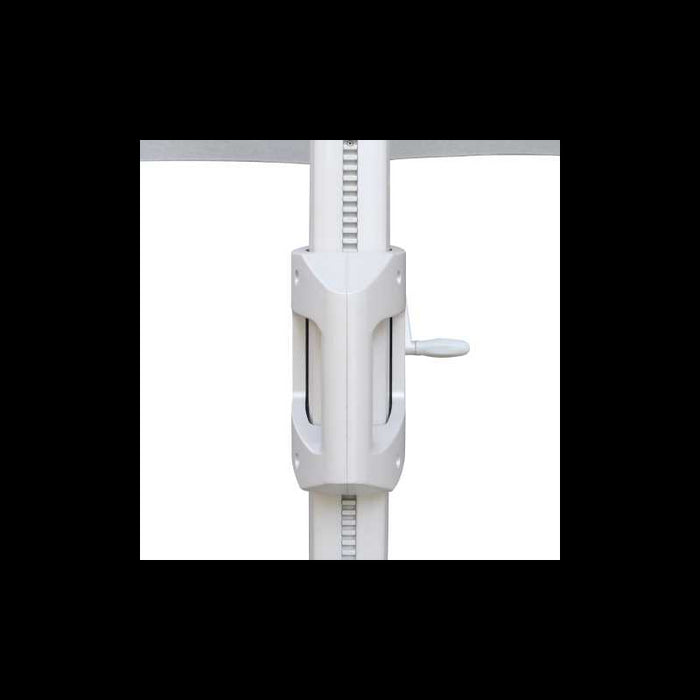 Ombrellone Noah alluminio grigio 3x3M con cover