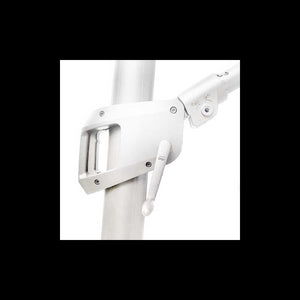 Ombrellone Noah alluminio grigio 3x3M con cover