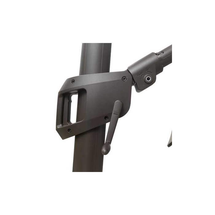 Ombrellone Noah alluminio palo lateraleantracite 3x3M con cover