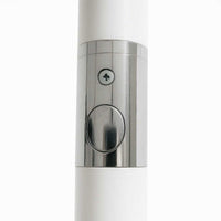 Ombrellone palo centrale 2x3h2,43m bianco alluminio michigan (no base)