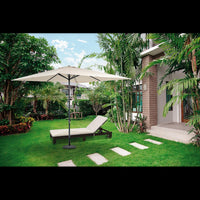 Ombrellone palo centrale 2x3h2,43m sabbia alluminio michigan (no base)