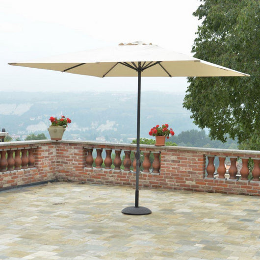 Ombrellone palo centrale 2x3h2,43m sabbia alluminio michigan (no base)