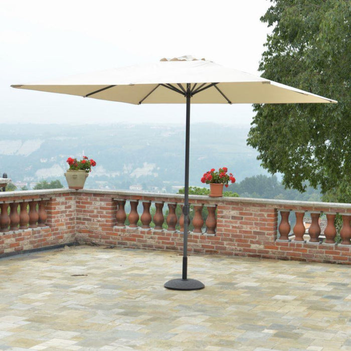 Ombrellone palo centrale 3x3h2,65m sabbia alluminio michigan (no base)