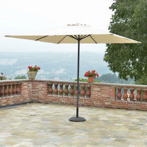 Ombrellone palo centrale 3x3h2,65m sabbia alluminio michigan (no base)