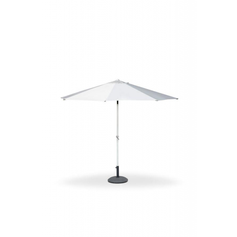 Ombrellone palo centrale 3x3h2,65m bianco alluminio michigan (no base)