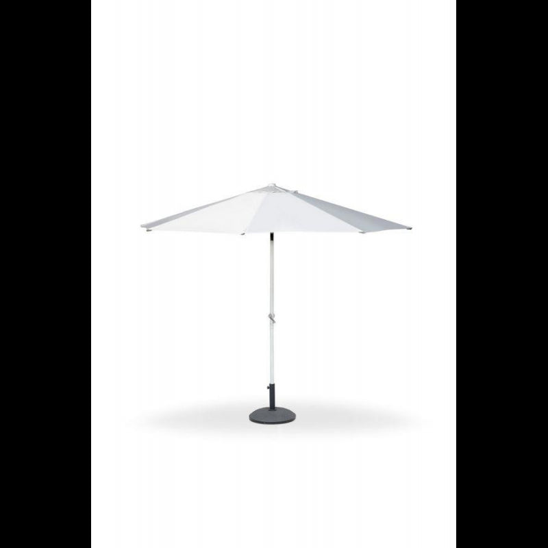 Ombrellone palo centrale 3x3m bianco alluminio michigan (no base)