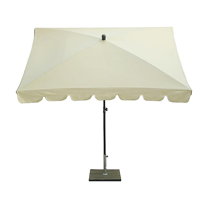 Ombrellone palo centrale Allegro Made in Italy - 150 x 240 cm - Ecru