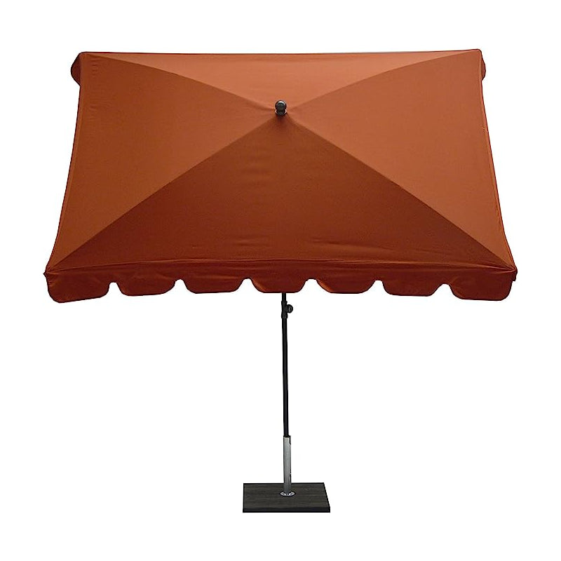 Ombrellone palo centrale Allegro Made in Italy - 150 x 240 cm - TERRACOTTA