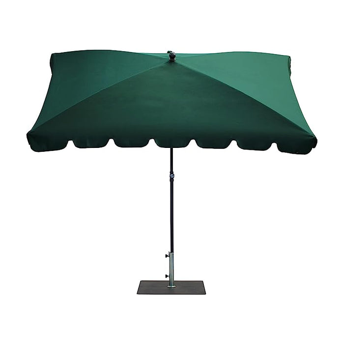 Ombrellone palo centrale Allegro Made in Italy - 150 x 240 cm - Verde