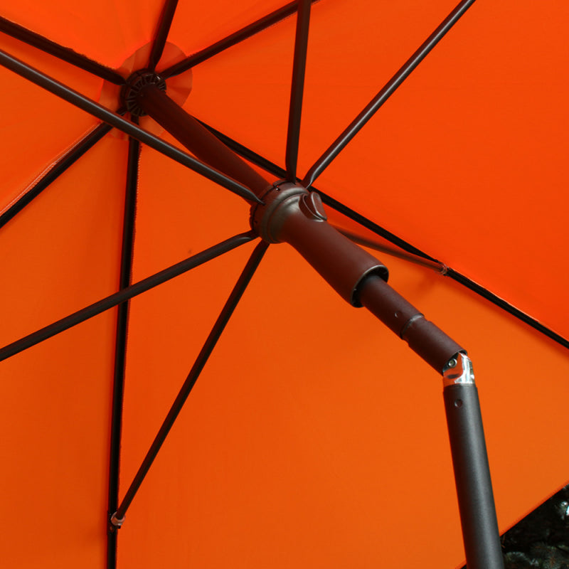 Ombrellone palo centrale Allegro Made in Italy - diametro 200 cm - TERRACOTTA