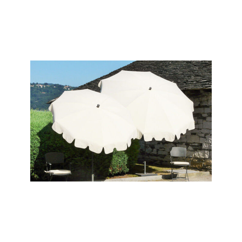 Ombrellone palo centrale Allegro Made in Italy - diametro 280 cm - Bianco