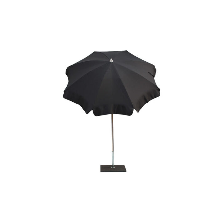 Ombrellone palo centrale Alux Made in Italy - diametro 200 cm - Antracite