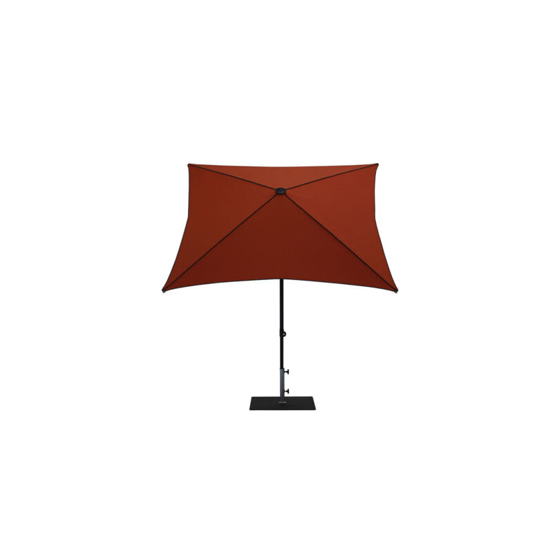 Ombrellone palo centrale Border Made in Italy - 200 x 200 cm - TERRACOTTA