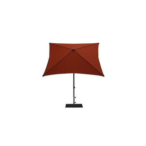 Ombrellone palo centrale Border Made in Italy - 200 x 200 cm - TERRACOTTA