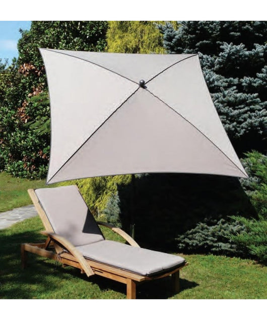 Ombrellone palo centrale Border Made in Italy - 200 x 200 cm - Bianco