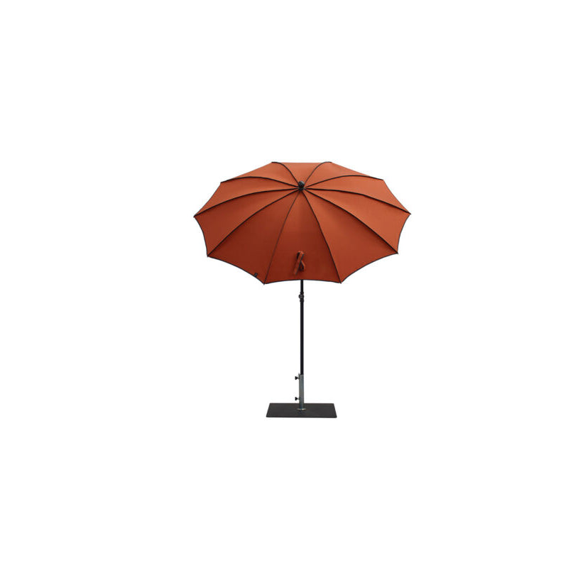 Ombrellone palo centrale Border Made in Italy - diametro 200 cm - TERRACOTTA