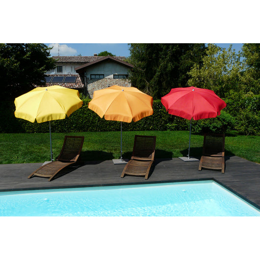 Ombrellone palo centrale Borgo Made in Italy - diametro 200 cm - Arancio