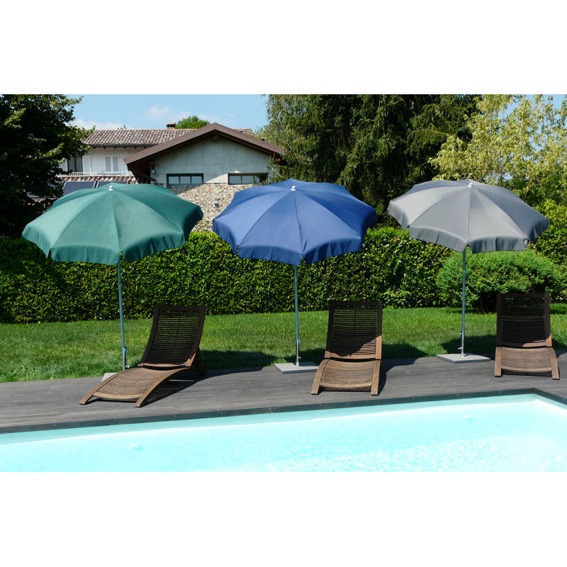 Ombrellone palo centrale Borgo Made in Italy - diametro 200 cm - Verde