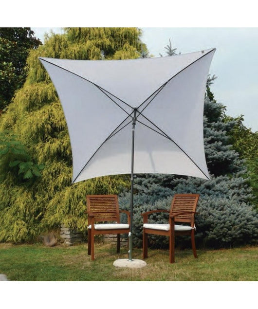 Ombrellone palo centrale Kronos Made in Italy - 200 x 200 cm - Bianco