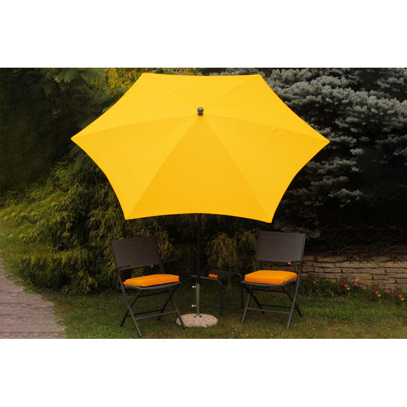 Ombrellone palo centrale Kronos Made in Italy - Diametro 250 - Giallo