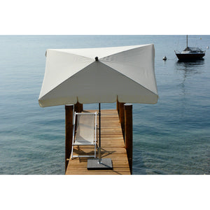 Ombrellone palo centrale Novara Made in Italy - 130 x 210 cm - Ecru