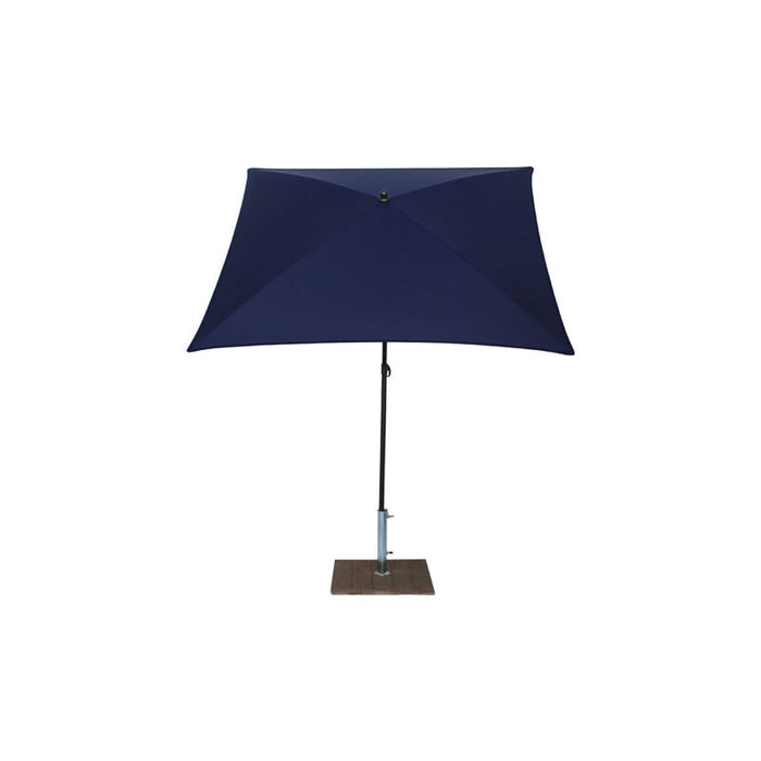 Ombrellone palo centrale Novara Made in Italy - 155 x 155 cm - blu