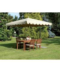 Ombrellone palo laterale Allegro Made in Italy - 200 x 300 cm - Bianco