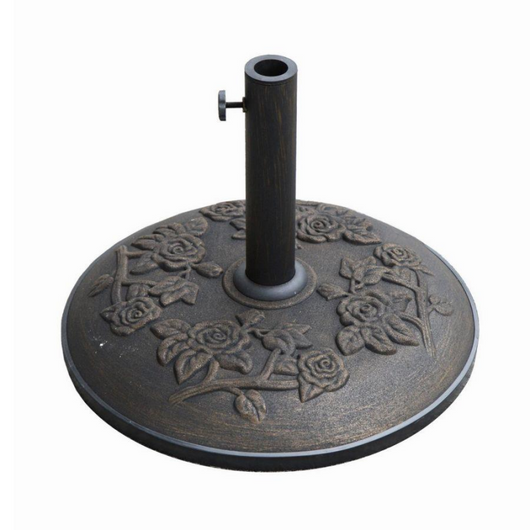 Ombrellone solo base bronzo rose cm 50 kg25 misura tubo cm 5,8x0,12h28