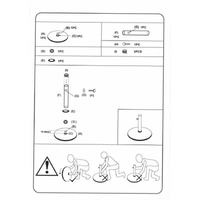 Ombrellone solo base intreccio cm50 kg25 misura tubo cm5,8x0,12h28