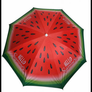 OMBRELLONE SPIAGGIA POLIESTERE UV 200/32 DECORO ANGURIA E FENICOTTERO